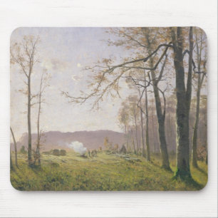 Eine Reinigung in einem herbstlichen Holz, 1890 Mousepad