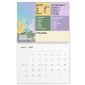 Eine Reise der Mutter: Baby Milestone Tracker Kalender (Mär 2027)