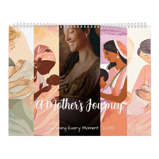 Eine Reise der Mutter: Baby Milestone Tracker Kalender (Titelbild)