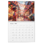 Eine Reise durch China – 3D-Kalender 2026 Kalender (Jan 2027)