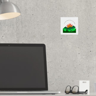 Eine Reise durch die stillen Hänge Retro-Berg Foliendrucke