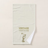 Eine Reise durch die Vintage Ästhetik Badhandtuch Set (Handtuch)