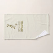 Eine Reise durch die Vintage Ästhetik Badhandtuch Set (Handtuch)