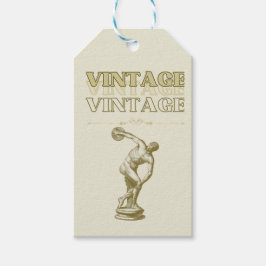 Eine Reise durch die Vintage Ästhetik Geschenkanhänger