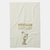 Eine Reise durch die Vintage Ästhetik Geschirrtuch (Vertikal)