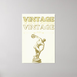 Eine Reise durch die Vintage Ästhetik Leinwanddruck