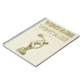 Eine Reise durch die Vintage Ästhetik Notizblock (Linke Seite)