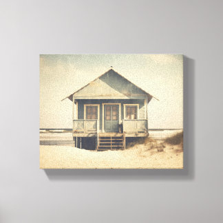 Eine Reise durch die Zeit gedämpfter Retro-Realism Leinwanddruck