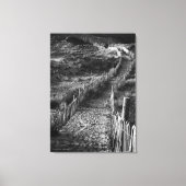 Eine Reise gemacht, schöne Kunst schwarz-weiß Leinwanddruck (Vorderseite)