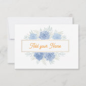 "Eine Reise in die Liebe Dankeskarte (Rückseite)