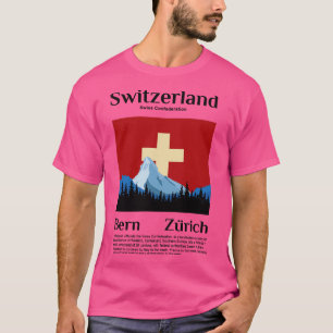 eine Reise in die Schweiz machen T-Shirt