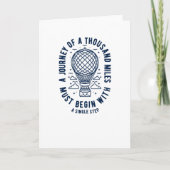 Eine Reise Karte (Vorderseite)