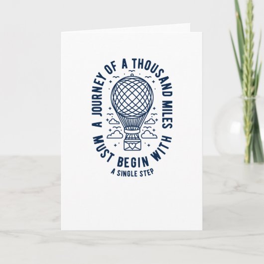 Eine Reise Karte (Vorderseite)