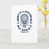 Eine Reise Karte (Gelbe Blume)