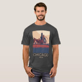 Eine Reise nach Chicago - Il'Illinois T-Shirt (Vorne ganz)