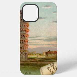 Eine Reise nach Italien Vintage Schiefer Turm von iPhone Hülle