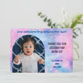 Eine Reise um das Sun-Foto dank Ihrer Karte (Stehend Vorderseite)