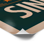 Eine Reise von tausend Meilen beginnt mit einem Si Poster (Ecke)