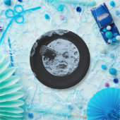 Eine Reise zum blauen Mond Mond Le Voyage Pappteller (Party)