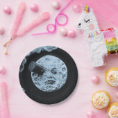 Eine Reise zum blauen Mond Mond Le Voyage Pappteller (Party)