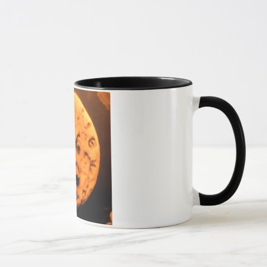 Eine Reise zum Mond (BlutorangeSepia) Tasse (Rechts)