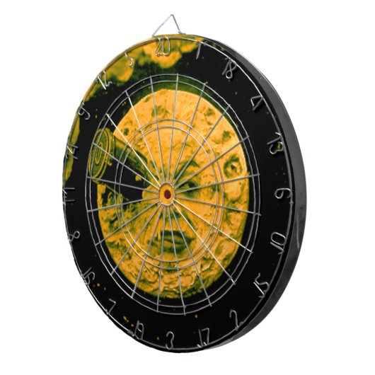 Eine Reise zum Mond (Goldtone) Dartscheibe (Vorderseite rechts)