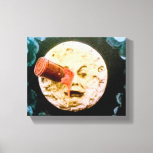 Eine Reise zum Mond Leinwanddruck