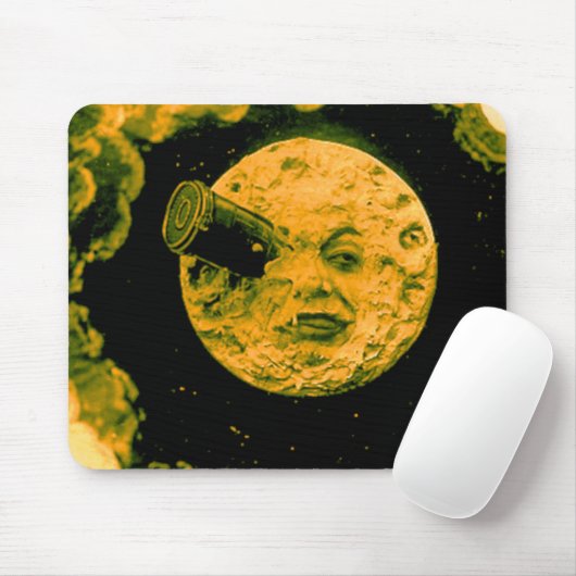 Eine Reise zum Mond Mousepad (Mit Mouse)