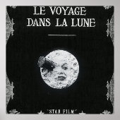 Eine Reise zum Mond oder Le Voyage dans la Lune Re Foliendrucke (Vorderseite)