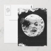 Eine Reise zum Mond Postkarte (Vorne/Hinten)