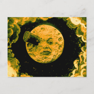 Eine Reise zum Mond Postkarte