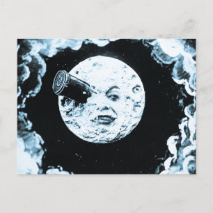 Eine Reise zum Mond Postkarte