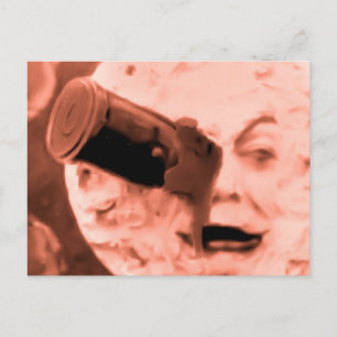 Eine Reise zum Mond (Sepia Rose) Postkarte