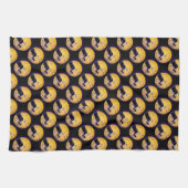 Eine Reise zum Mond-tiefer Schlaf-lila Albtraum Handtuch (Horizontal)