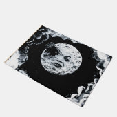 Eine Reise zum Mond-Vintagen Retro französischen Fußmatte (Schrägansicht)