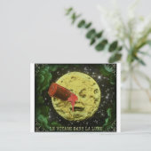 Eine Reise zur Mondpostkarte Postkarte (Stehend Vorderseite)