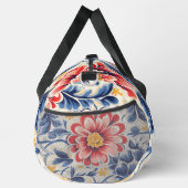 Eine Reisetasche mit lebendigen Blumenmustern Duffle Bag (Rechts)