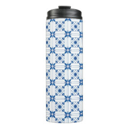 Eine Reisetasche mit schwarzem Deckel  Thermosbecher