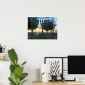 Eine Rekonstruktion der menorah des Tempels Poster (Heimbüro)