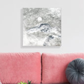 Eine relativ seltene Eisdecke Leinwanddruck (Insitu (Wohnzimmer))