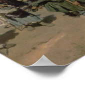 Eine religiöse Prozession in der Provinz Poster (Ecke)