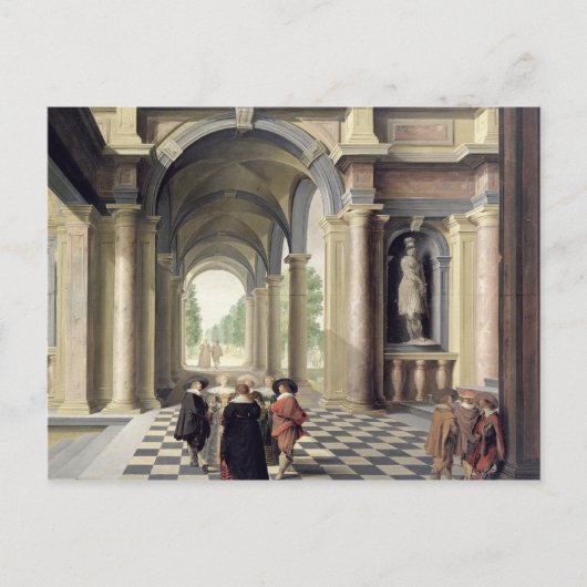 Eine Renaissance-Halle Postkarte (Vorderseite)
