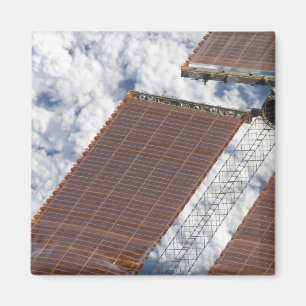 Eine reparierte Solarstromanlage Magnet