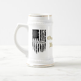 Eine Republik unter Gott beer Stein Bierglas