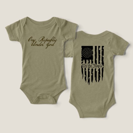 Eine Republik unter Gott Ein Stück (Design Vorderseite & Rückseite)