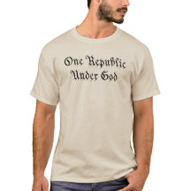 Eine Republik unter Gott - hellfarbenes Shirt