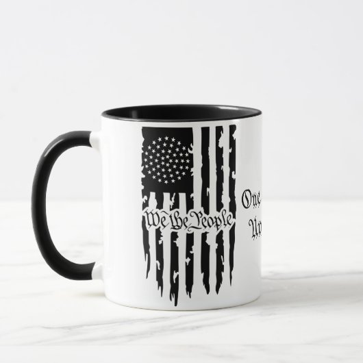 Eine Republik unter Gottes Kaffee-Tasse Tasse (Links)