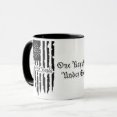 Eine Republik unter Gottes Kaffee-Tasse Tasse (Vorderseite Links)