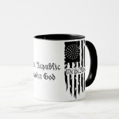 Eine Republik unter Gottes Kaffee-Tasse Tasse (VorderseiteRechts)
