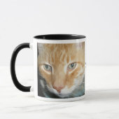 Eine "Rescue"-Cat-Tasse adoptiert Tasse (Links)